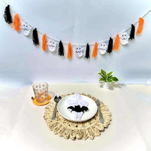 Tokatan Halloween Garland with Tassels and Ghost