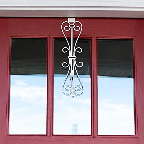 Front Door Wreath Hanger - Adjustable Hook Length