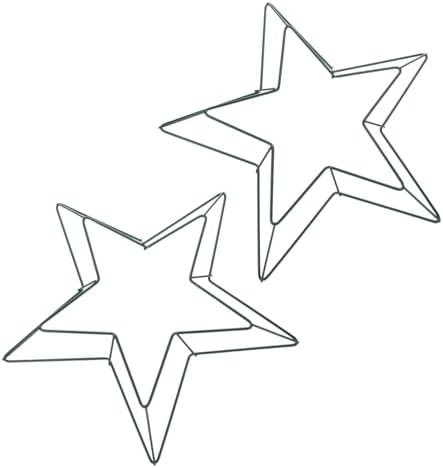 2pcs Floral Wreath Frame Metal Hangers for DIY Decor and Wall Art