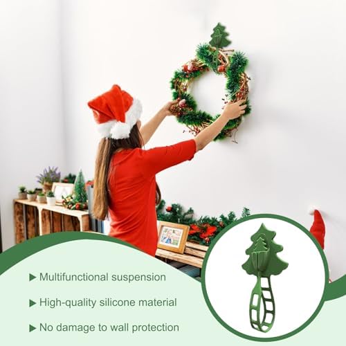 2pcs Adjustable Wreath Hanger with Silicone Hook