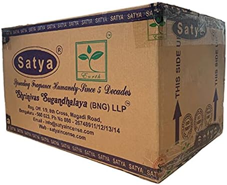 Satya Backflow Cones 6 Pack Sandalwood 24pc Box