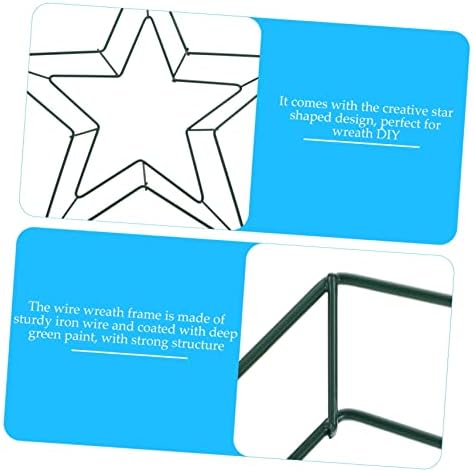 2pcs Floral Wreath Frame Metal Hangers for DIY Decor and Wall Art