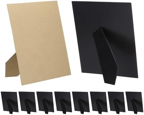 PATIKIL 10 Pack Easel Back for Picture Frame Black
