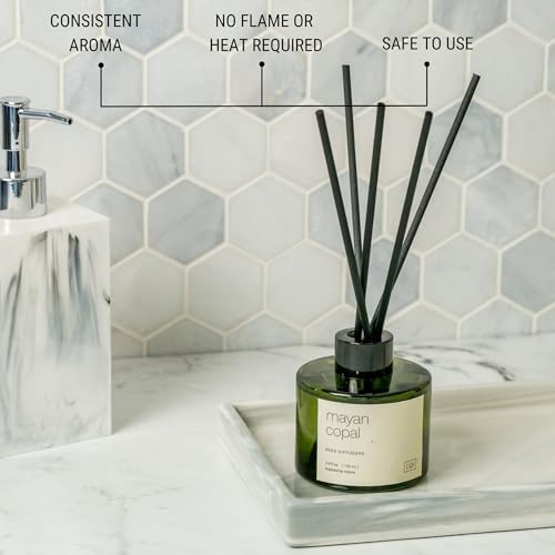 Craft Kin Home Fragrance Bundle Mayan Copal Candle Diffuser Set for Men