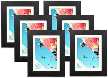 The Display Guys Black Wooden Picture Frame Set