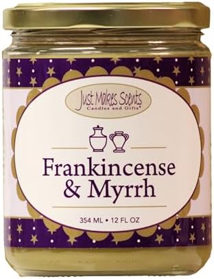 Frankincense Myrrh Soy Candle 12 Oz Jar