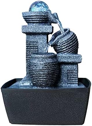 WAOCEO Tabletop Fountain Decorative Office Fountain