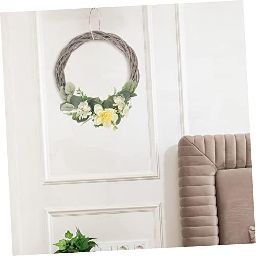BESTOYARD 2pcs Woven Wreath Hanger for Christmas Decor