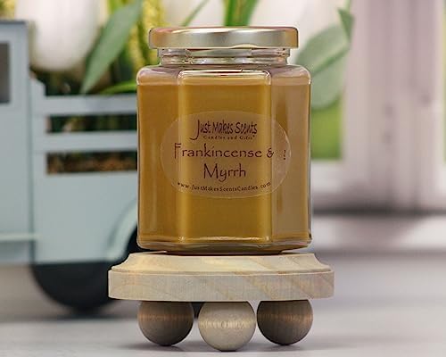 Frankincense Myrrh Soy Candle 8 oz Jar