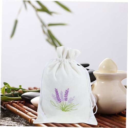 HEALLILY 5pcs Decorative Drawstring Lavender Scented Pouches