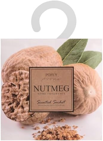12 Pack Nutmeg Scented Sachets for Home Freshness