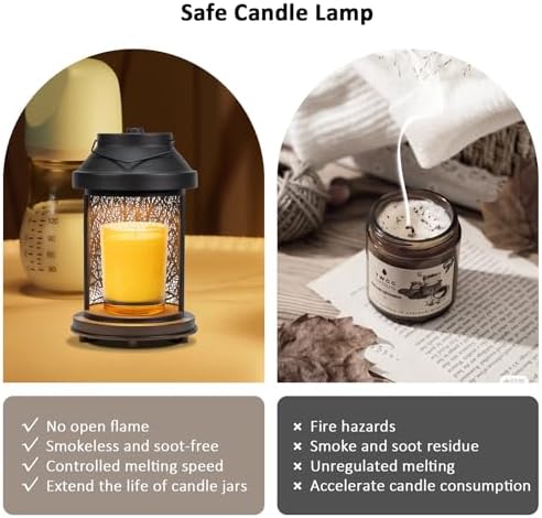 Dialans Candle Warmer Lamp with Timer and Dimming