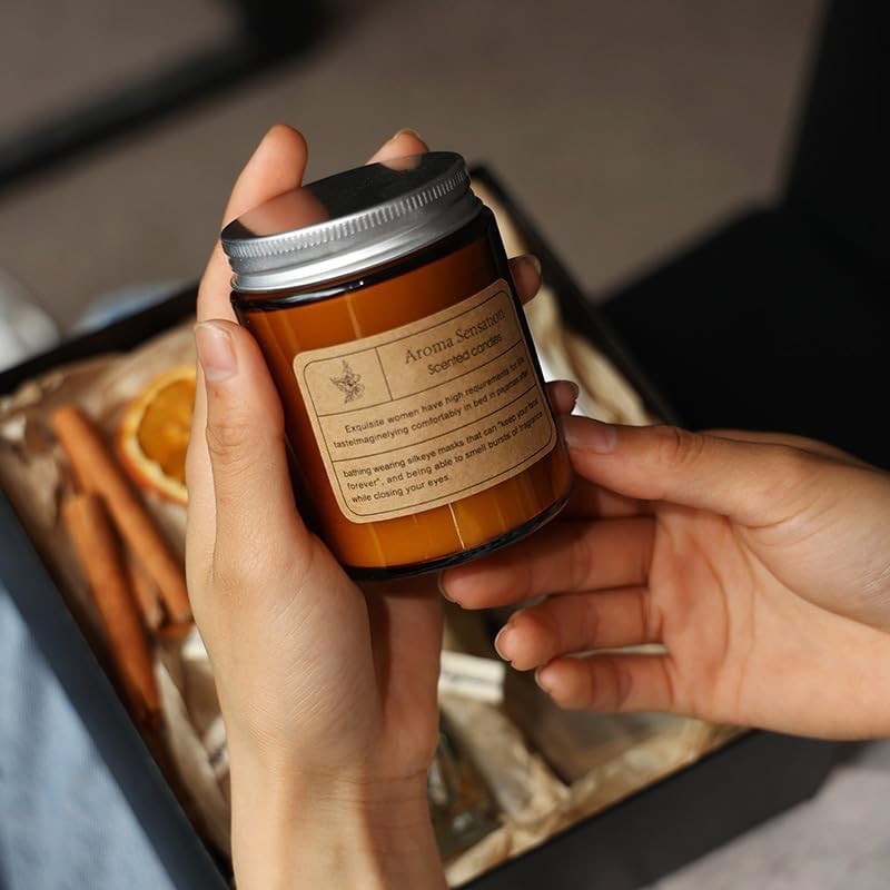 Luxury Candle Set with Aroma Diffuser and Natural Fragrance