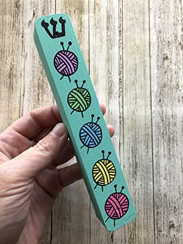 Lea Joelle Handmade Knitting Mezuzah Scroll Case