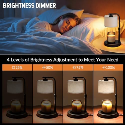 Dexnump Candle Warmer Lamp with Timer and Dimmer