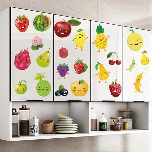 Cartoon Fruit Wall Sticker Kitchen Decor Decals