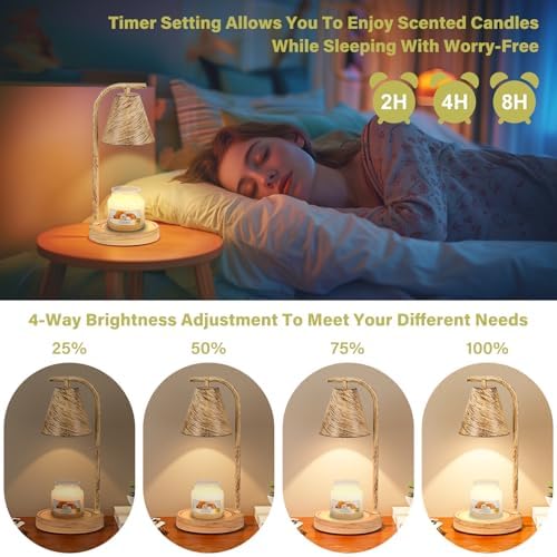 Hong-in Candle Warmer Lamp with Timer and Dimmer