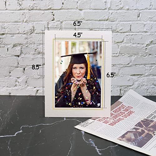 Golden State Art 5X7 Picture Frames with Easel Pack of 50