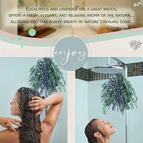 4 Kinds Eucalyptus Lavender Flower Bundle for Shower Decor