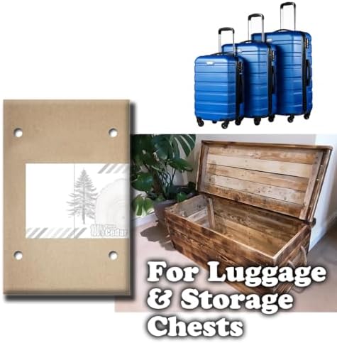 Pure Cedar Sachet 4 Pack for Closets Drawers Luggage