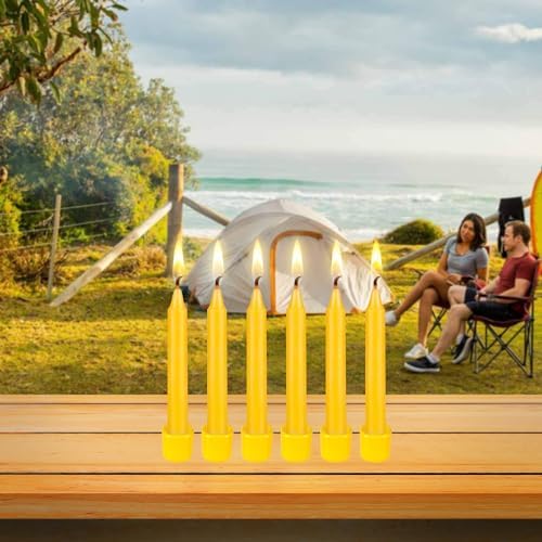 Mega Candles 8 Pack Citronella Taper Candles