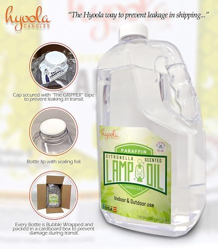 Hyoola Citronella Lamp Oil 1 Gallon Smokeless