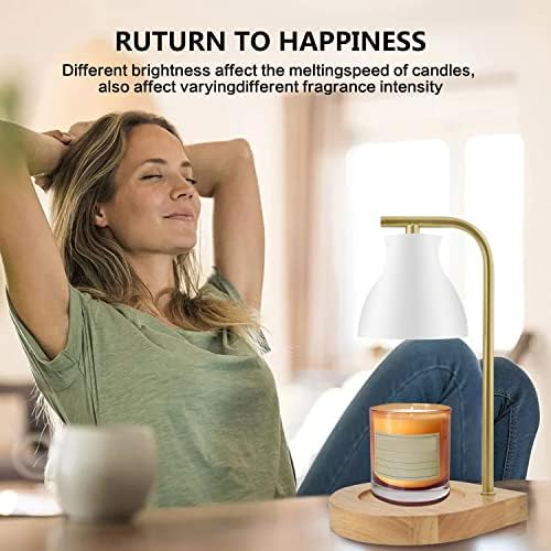 SOKCVSEA Candle Warmer Lamp with Dimmable Light
