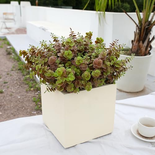 Artificial Fall Eucalyptus Plant 8PCS Outdoor Decor