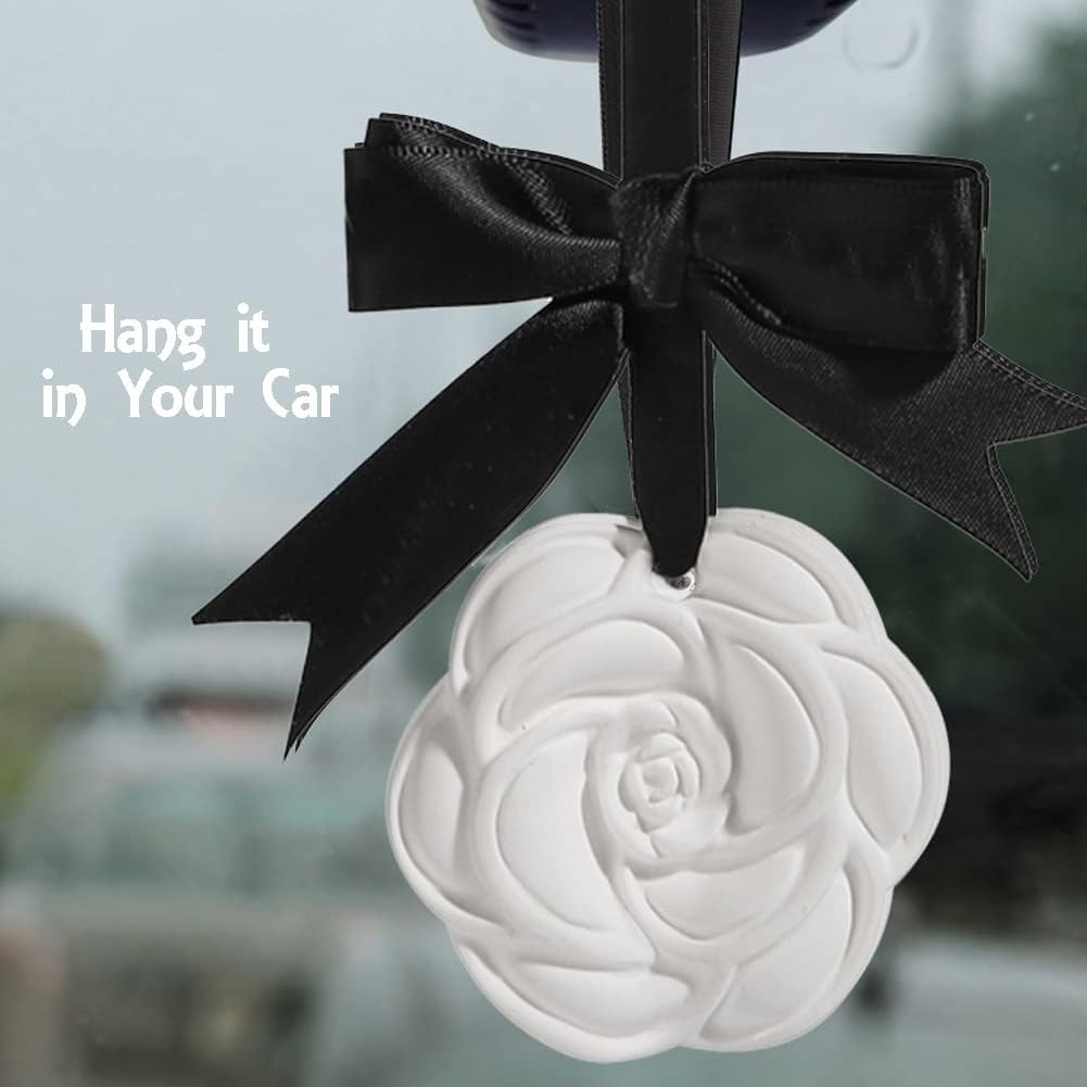 Byvute 3Pcs Hanging Flower Scented Sachets for Car Closet Drawer