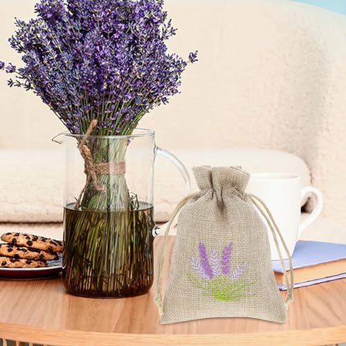 Luxshiny Lavender Scented Linen Sachets 10pcs