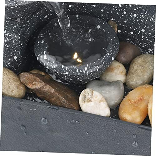 1pc Battery-Powered Waterfall Decor Artificial Fountain for Indoor