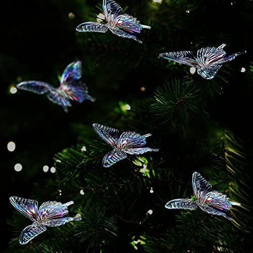 Amyhill Iridescent Butterfly Ceiling Decor 24 Pcs