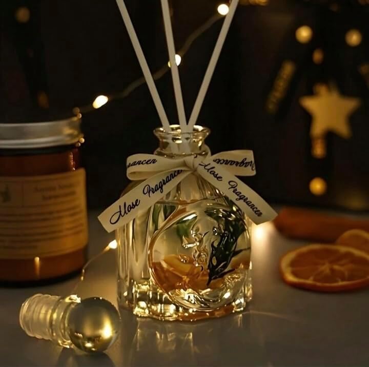 Luxury Candle Set with Aroma Diffuser and Natural Fragrance