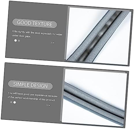 Angoily 3pcs Door Draft Stopper Weather Stripping Seal Noise Blocker for Doors No Glue Installation