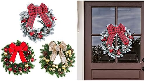 Butterfly Christmas Wreath Home Decor