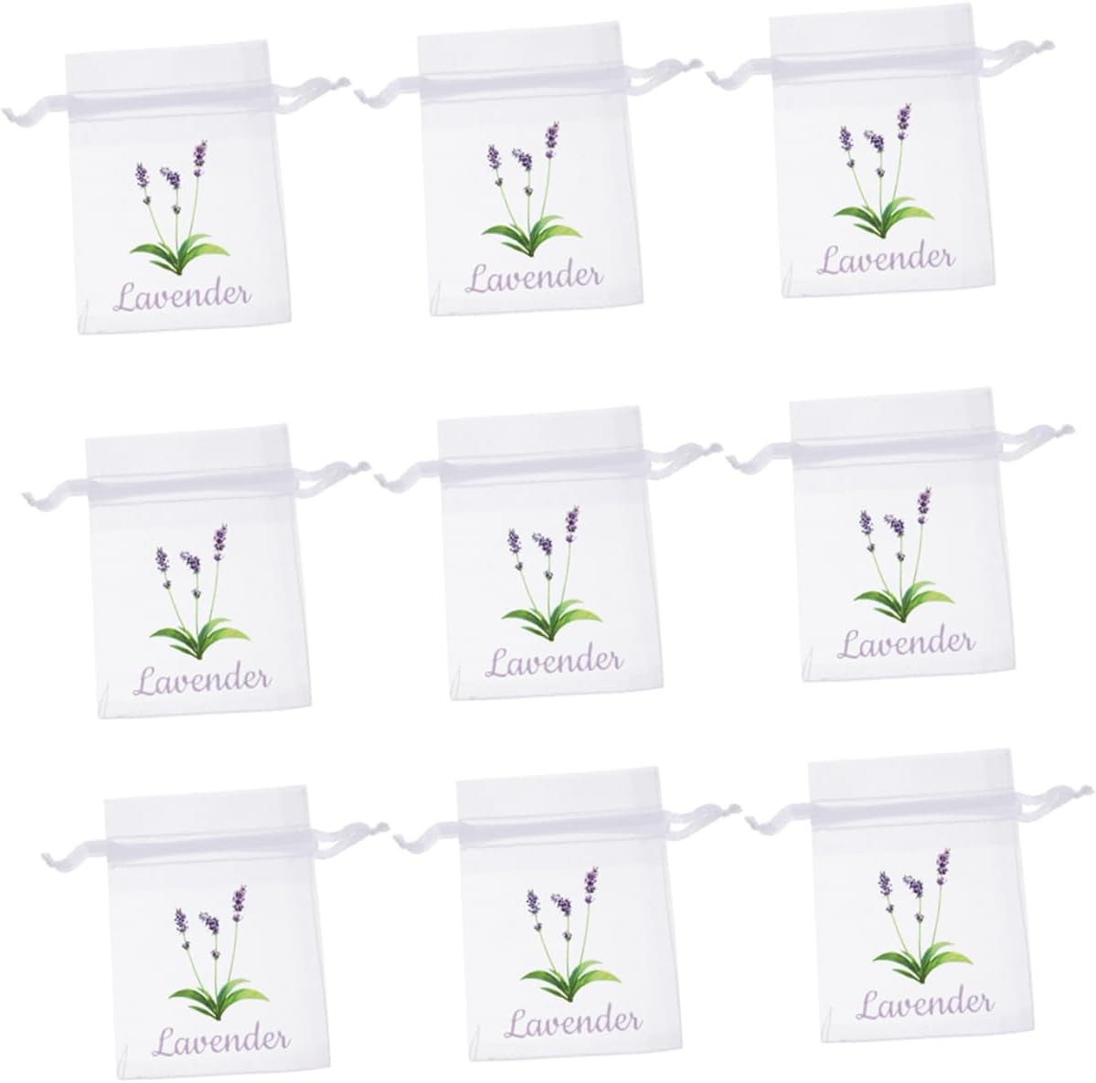 STOBAZA Dried Lavender Sachet Bags 50pcs for Home Fragrance