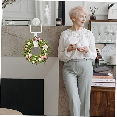 2 Pcs Metal Wreath Hooks Christmas Decor Hooks