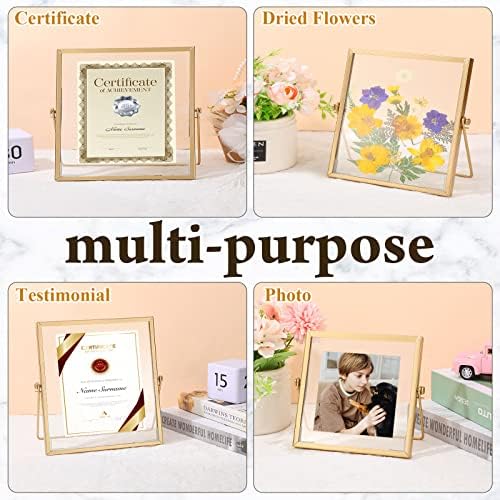 Hoteam 12 Pack 4x4 Inch Floating Frame Photo Collection