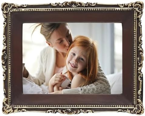 Hymmah Mini Wallet Picture Frame Ornate Resin Easel Hook Display