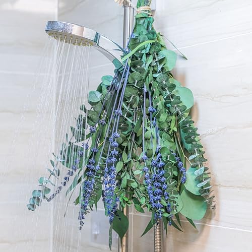5 Kinds Eucalyptus Lavender Stems 17 Inch Decor Set