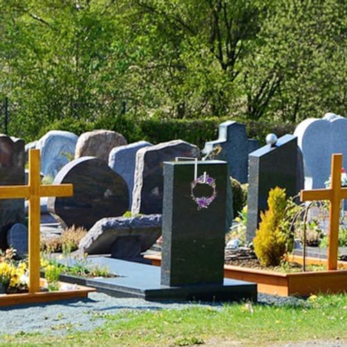 Gothic Style Cemetery Wreath Hanger Hook Decor