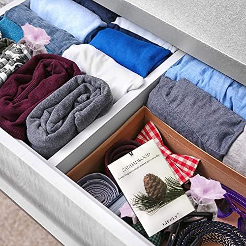 14 Pack Sandalwood Scented Sachets for Closet and Drawer