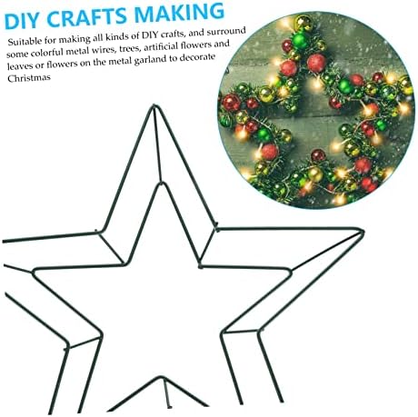 2pcs Floral Wreath Frame Metal Hangers for DIY Decor and Wall Art