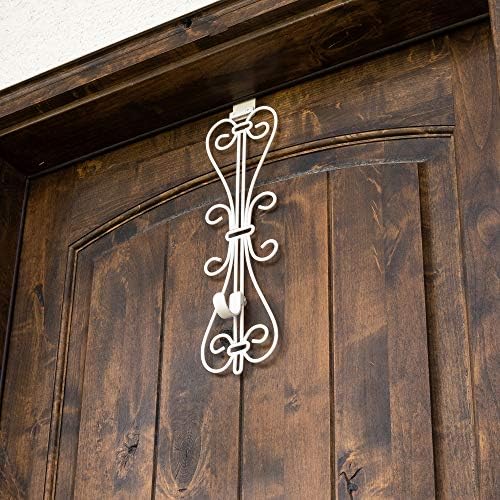 Front Door Wreath Hanger - Adjustable Hook Length