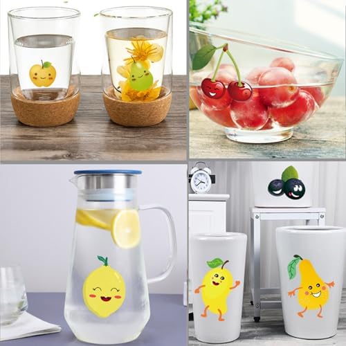 Cartoon Fruit Wall Sticker Kitchen Decor Decals