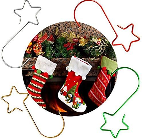 60Pcs Star Shape Wreath Hooks for Christmas Tree