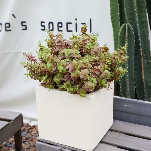 Artificial Fall Eucalyptus Plant 8PCS Outdoor Decor