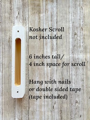 Rainbow Mezuzah Case for Baby Naming Birthday - Purple No Scroll