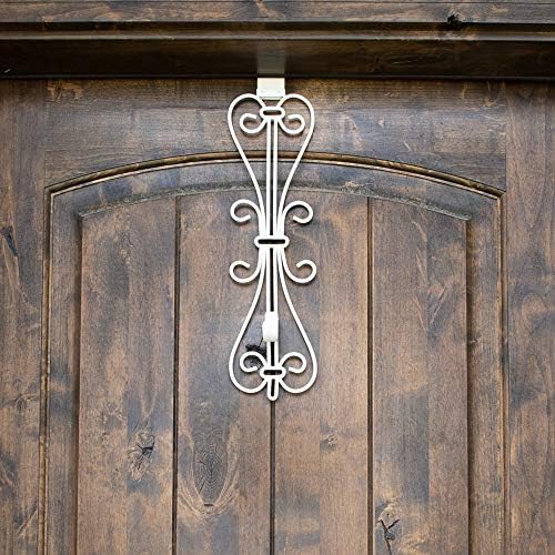 Front Door Wreath Hanger - Adjustable Hook Length