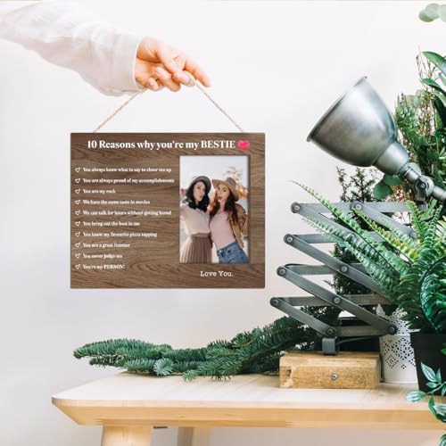 Best Friend Wooden Picture Frame - 4x6 Wall Display